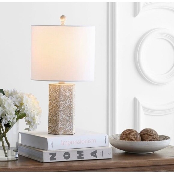 Eliseo Table Lamp 16.5” Height Beige by Safavieh NEW (R5) - Picture 4 of 4